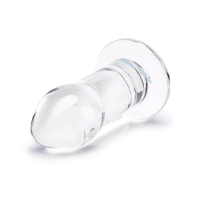 b-Vibe glass anal dilator 8 inch flared base bulbous head