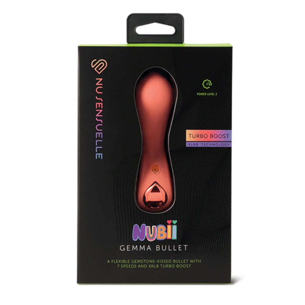 nu sensuelle gemma nubii turbo bullet vibrator easy use
