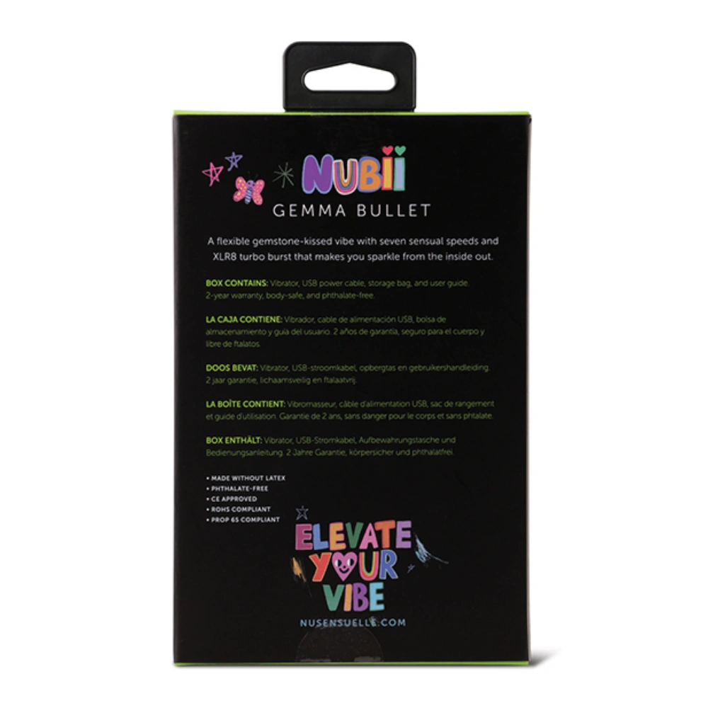 nu sensuelle gemma nubii turbo bullet vibrator new type