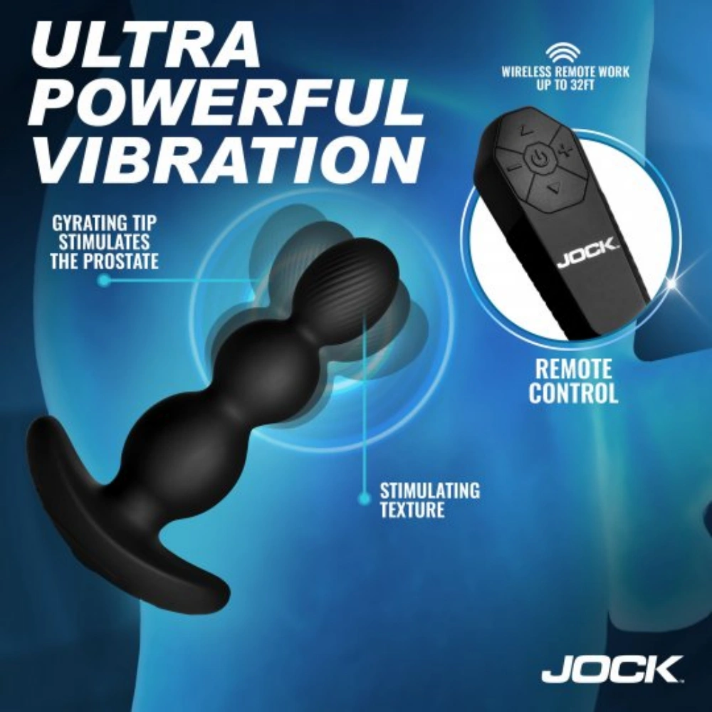 jock gyro x gyrating vibrating butt plug safe material