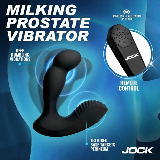 jock p force waterproof silicone anal vibrator