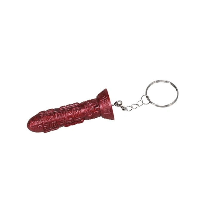 polynesian silicone tiki idol collectible keychain