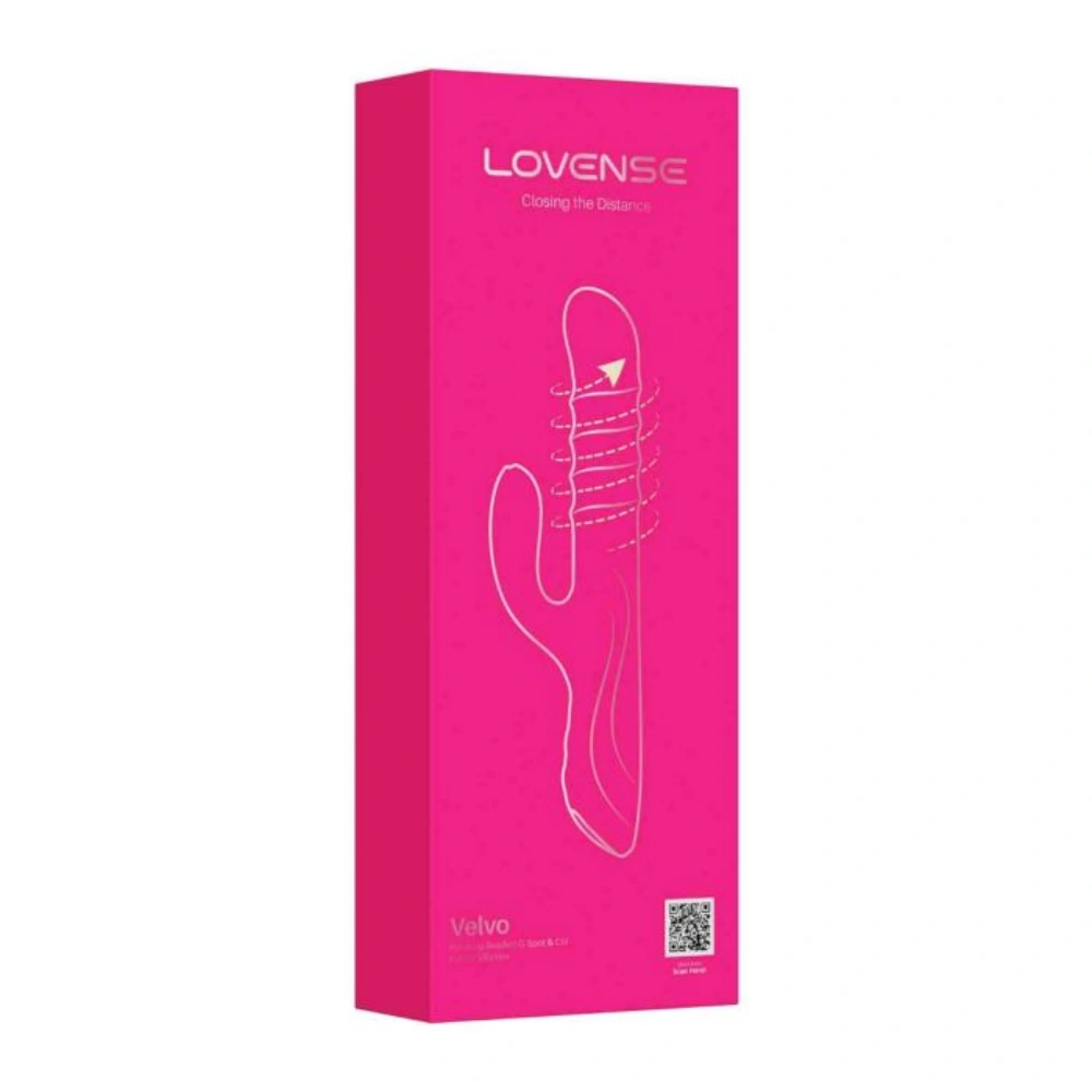 lovense velvo clitoris gspot rabbit vibrator easy use