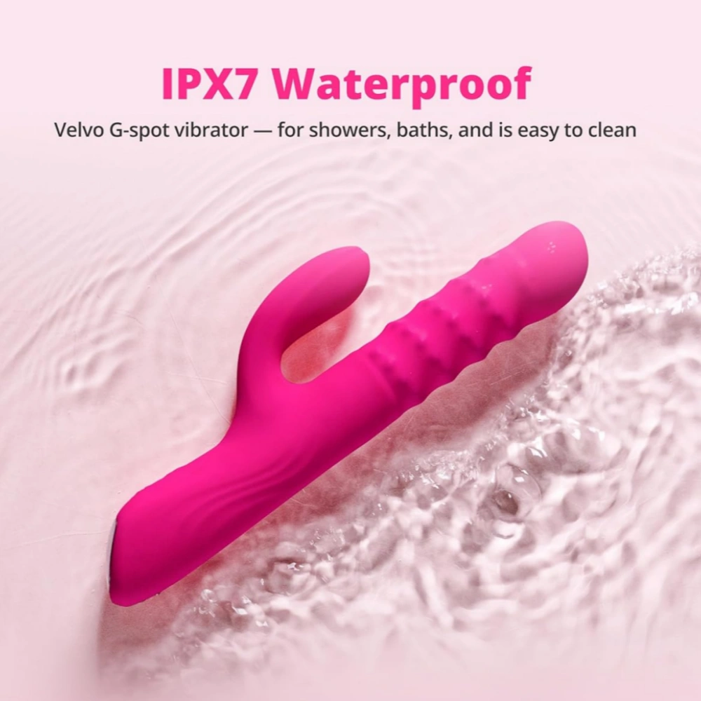 lovense velvo clitoris gspot rabbit vibrator waterproof