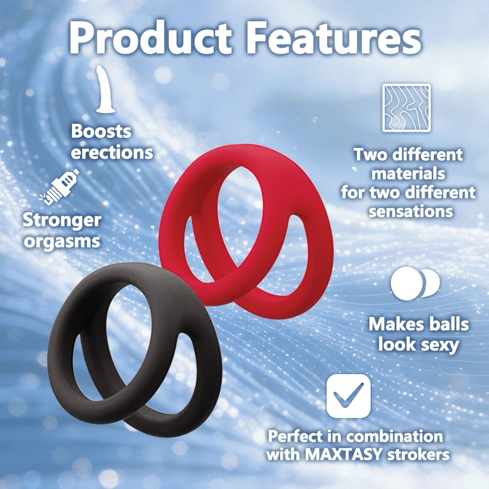 maxtasy peak soft firm cock ring stamina enhancement ring