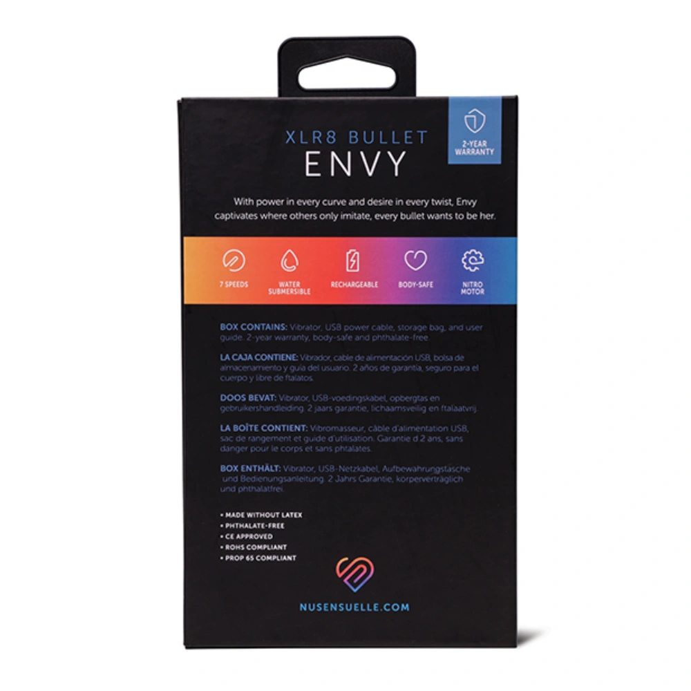 nu sensuelle envy xlr8 bullet vibrator best quality