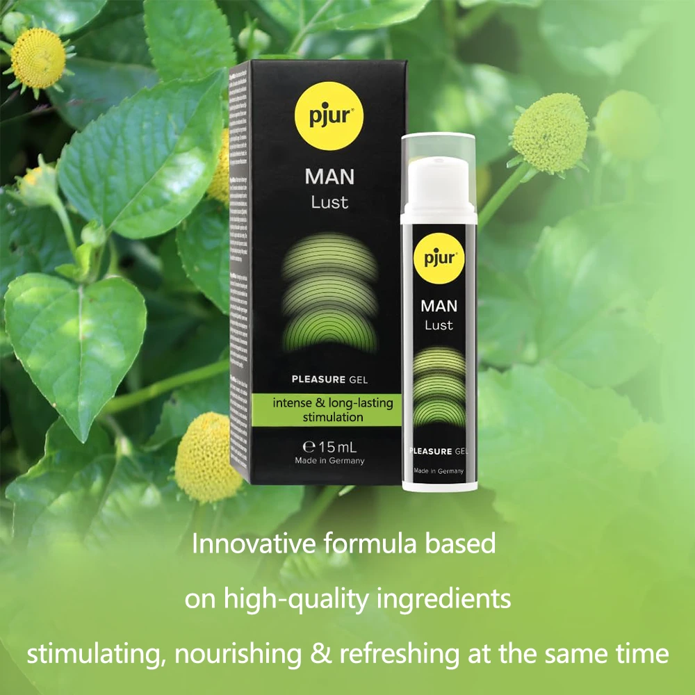 pjur man lust gel intimate sensation boosting lubricant 15ml