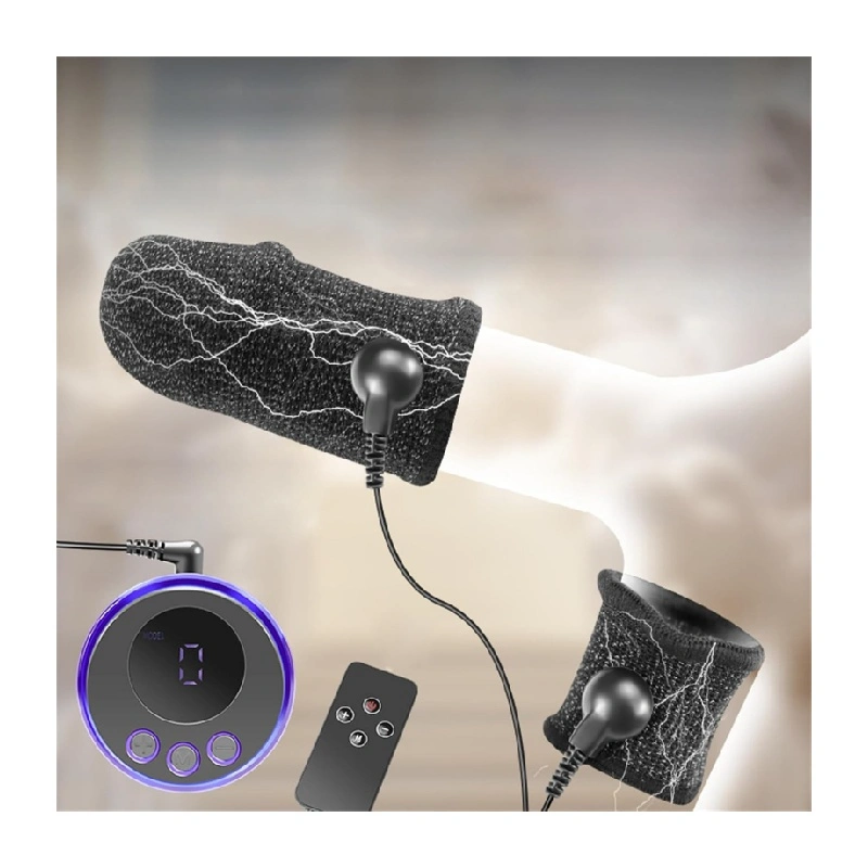 venusfun electro penis trainer sleeve silver fiber