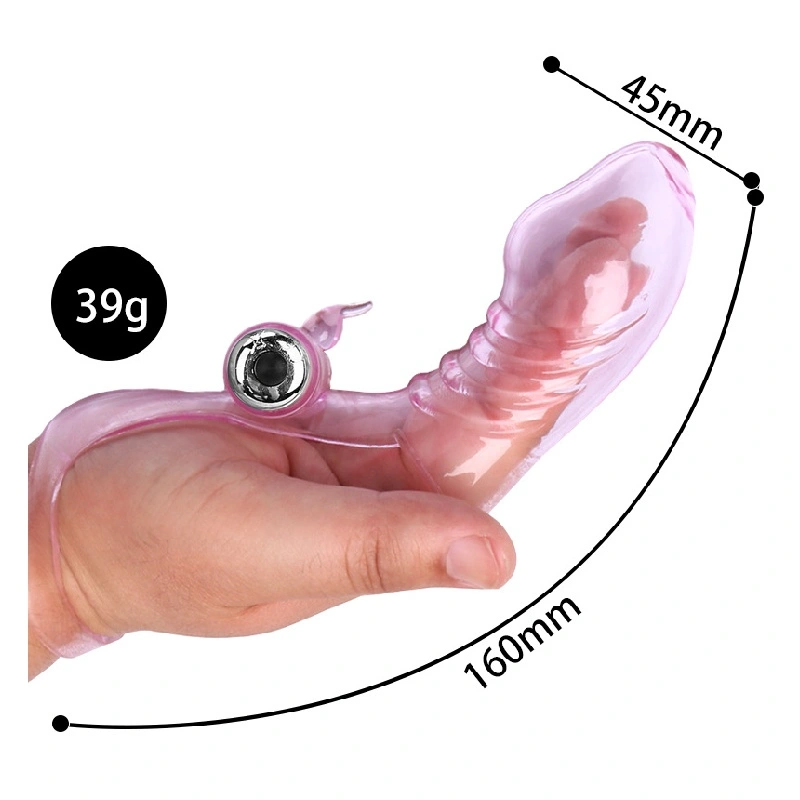 soft pvc clitoral vibrator sleeve low noise toy