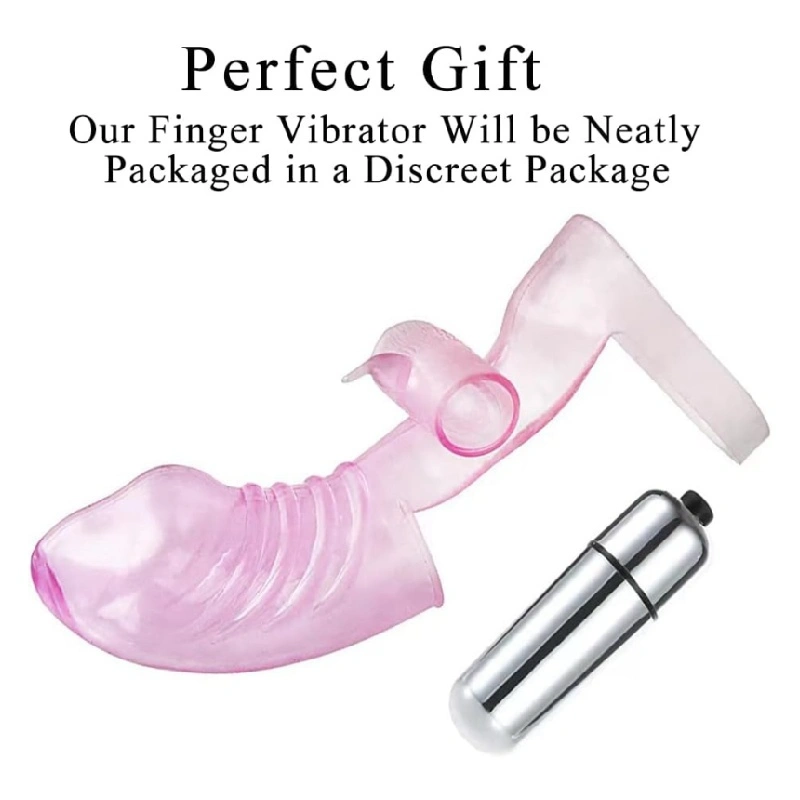 venusfun finger vibrator sleeve black pink