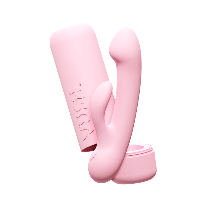 Vush Glow Rabbit Vibrator for Women Medical Grade Silicone Dual Stimulation 10 Modes