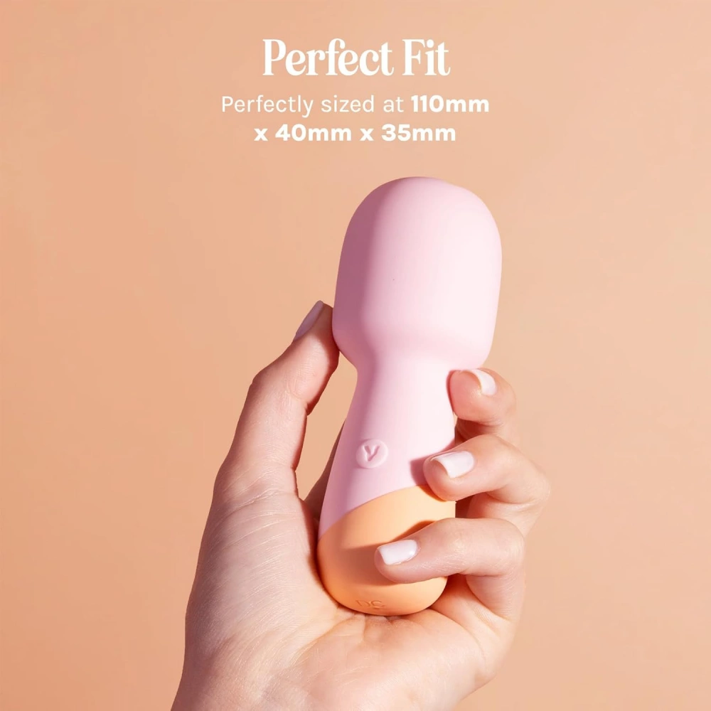 vush peachy mini wand clitoris vibrator waterproof