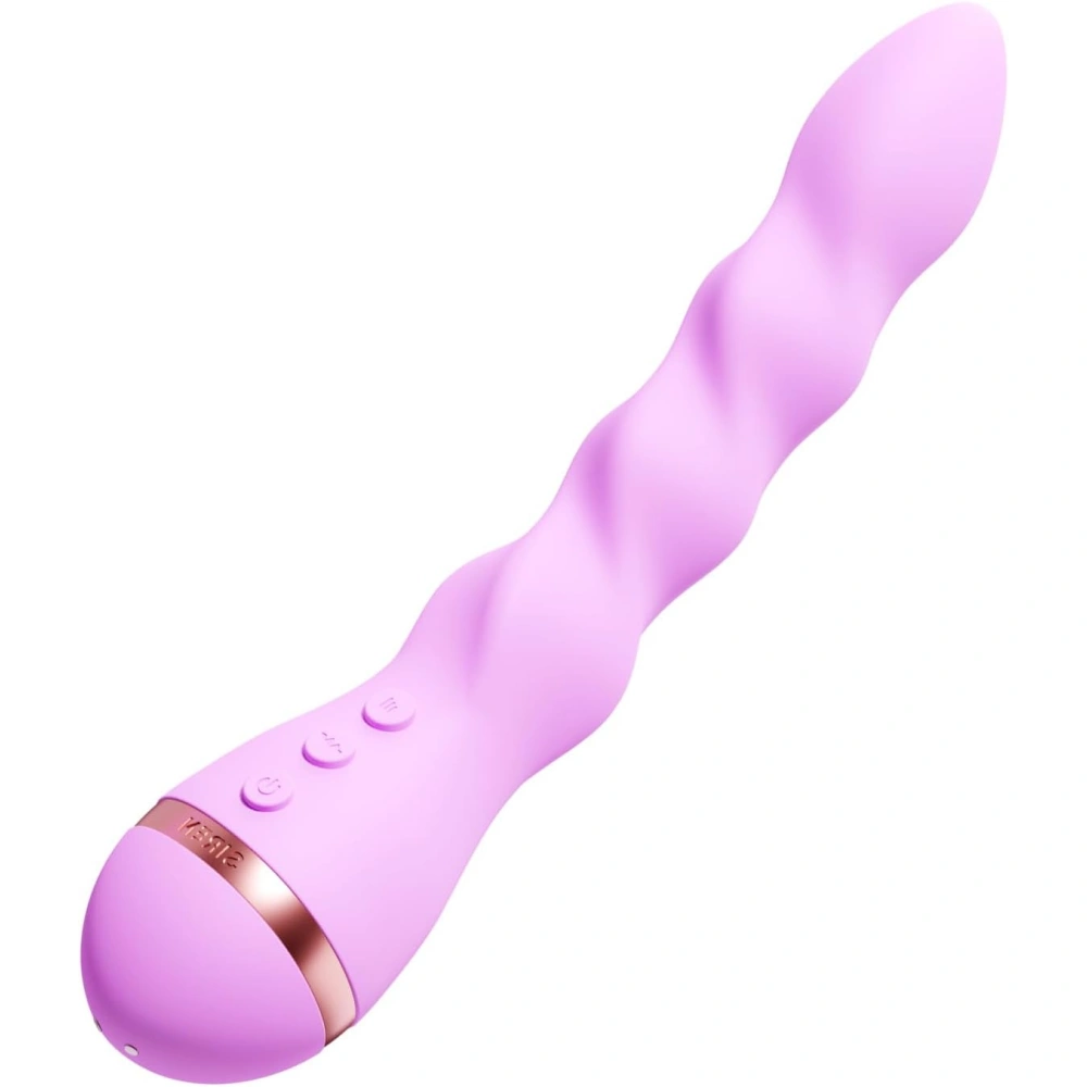 VUSH Siren Twist Vibrator Clitoris & G-spot Stim Massager Travel Free Compact Vibe Quiet Sex Toy