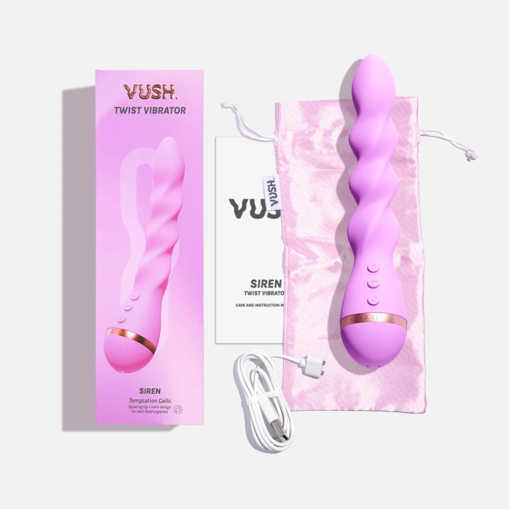 vush siren twist vibrator beginner friendly