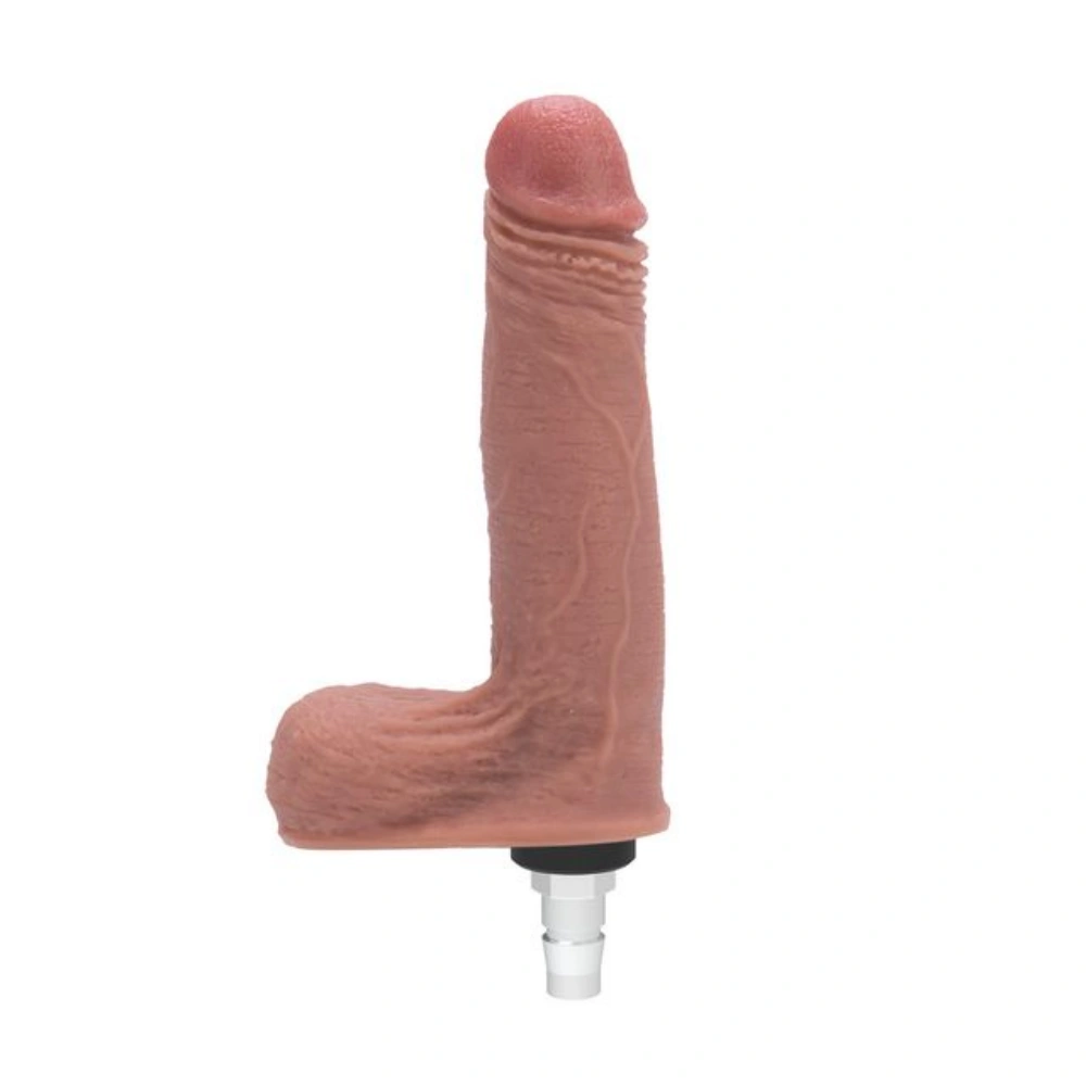 Zsex 6 in Realistic Dildo Thick Penis Sex Machine Component With Likfelike Vein & Testis