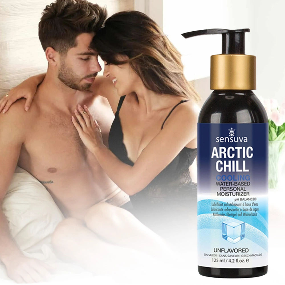 Sensuva Cooling Water-Based Personal Moisturizer - Arctic Chill 4 oz Lubricant Gel