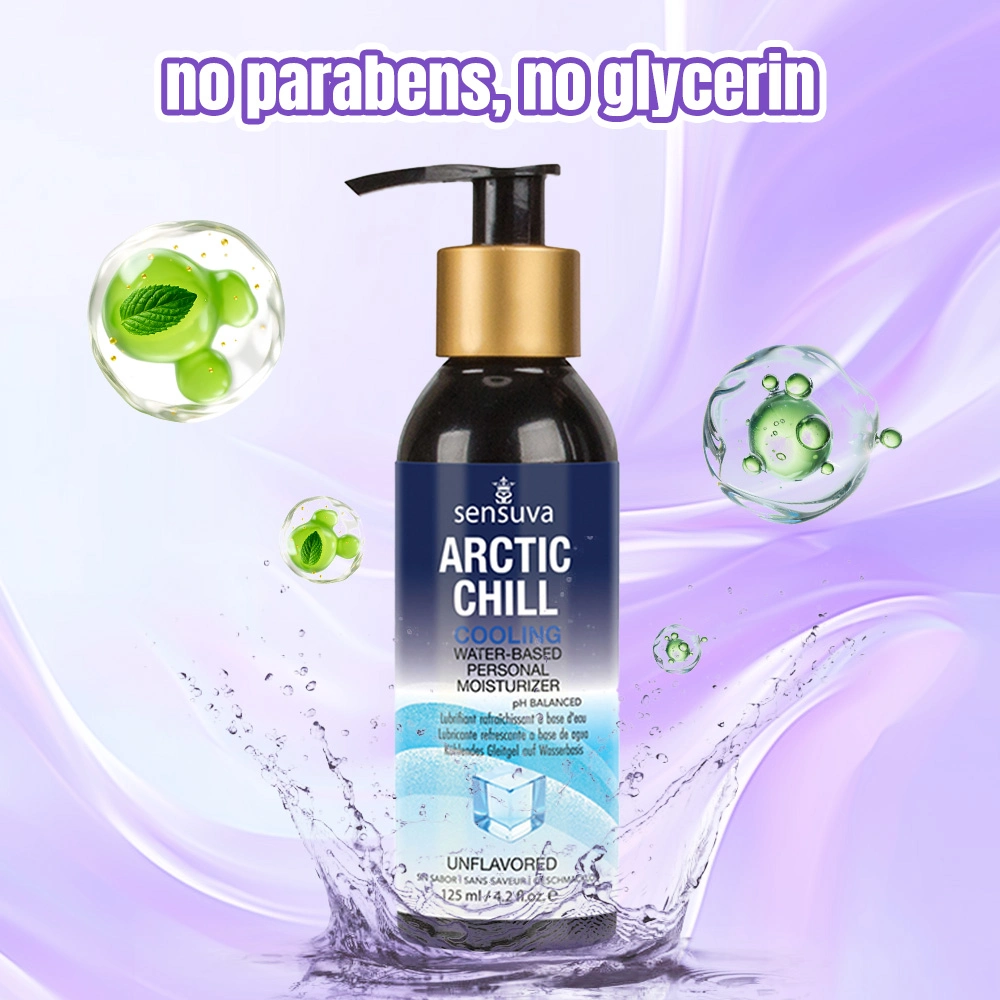 sensuva arctic chill 4 oz cooling personal moisturizer and lubricant