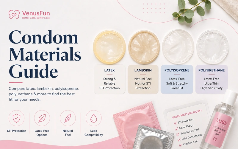 Condom Materials Guide: Latex, Lambskin, Polyisoprene, Polyurethane & More