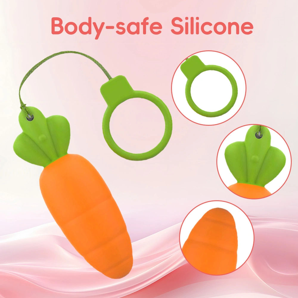 tryfun cute carrot themed clitoral vibrator easy use