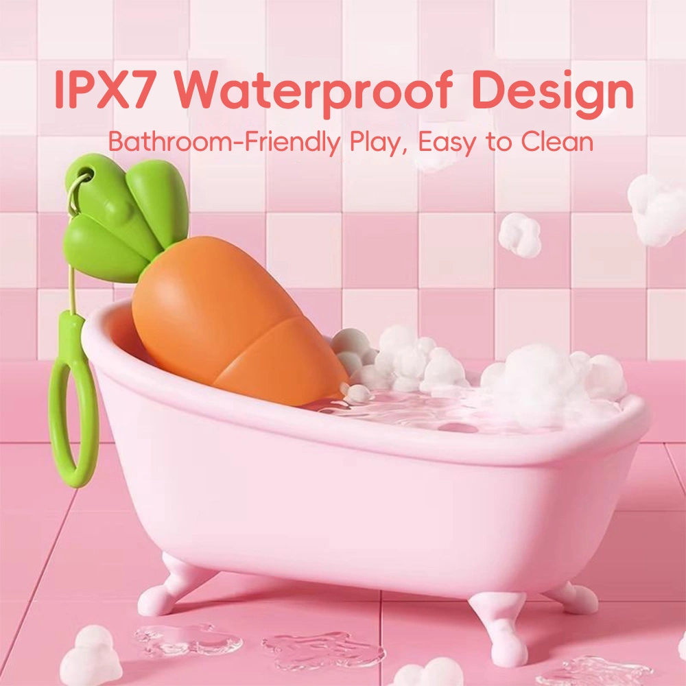 tryfun cute carrot themed clitoral vibrator waterproof