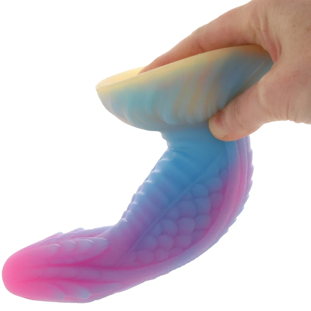 doc johnson 7in dragon tongue suction cup dildo safe material
