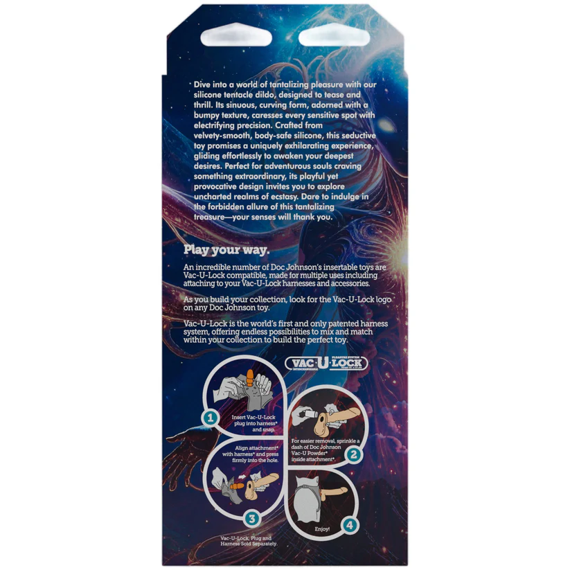 fantasy fuckers tentacled traveler silicone harness compatible dildo