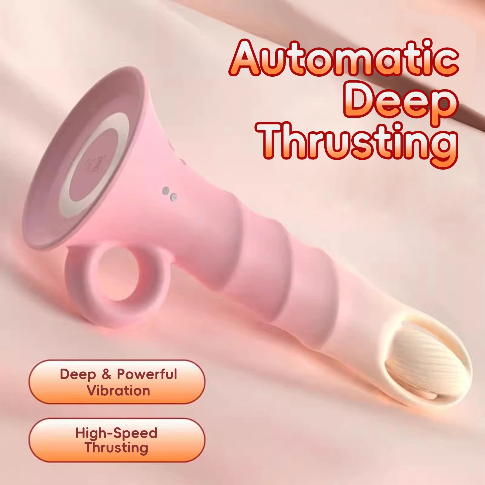 Venusfun Female Vibrator Telescopic Suction Cup Wand Hands Free Strong Vibration 10 Modes