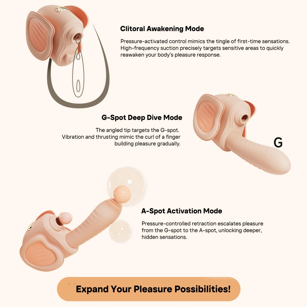 venusfun g-spot stim vibrating dildo with thrusting best quality