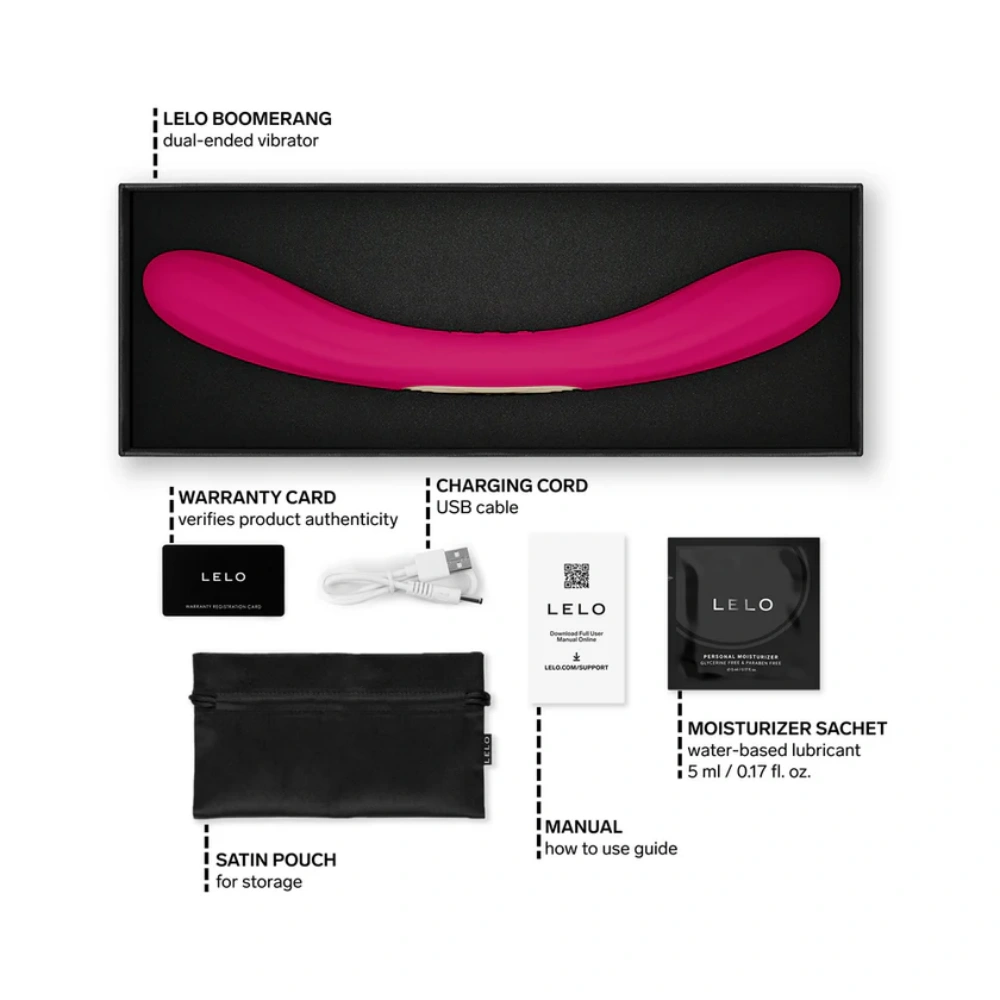 lelo boomerang gspot vibrator waterproof