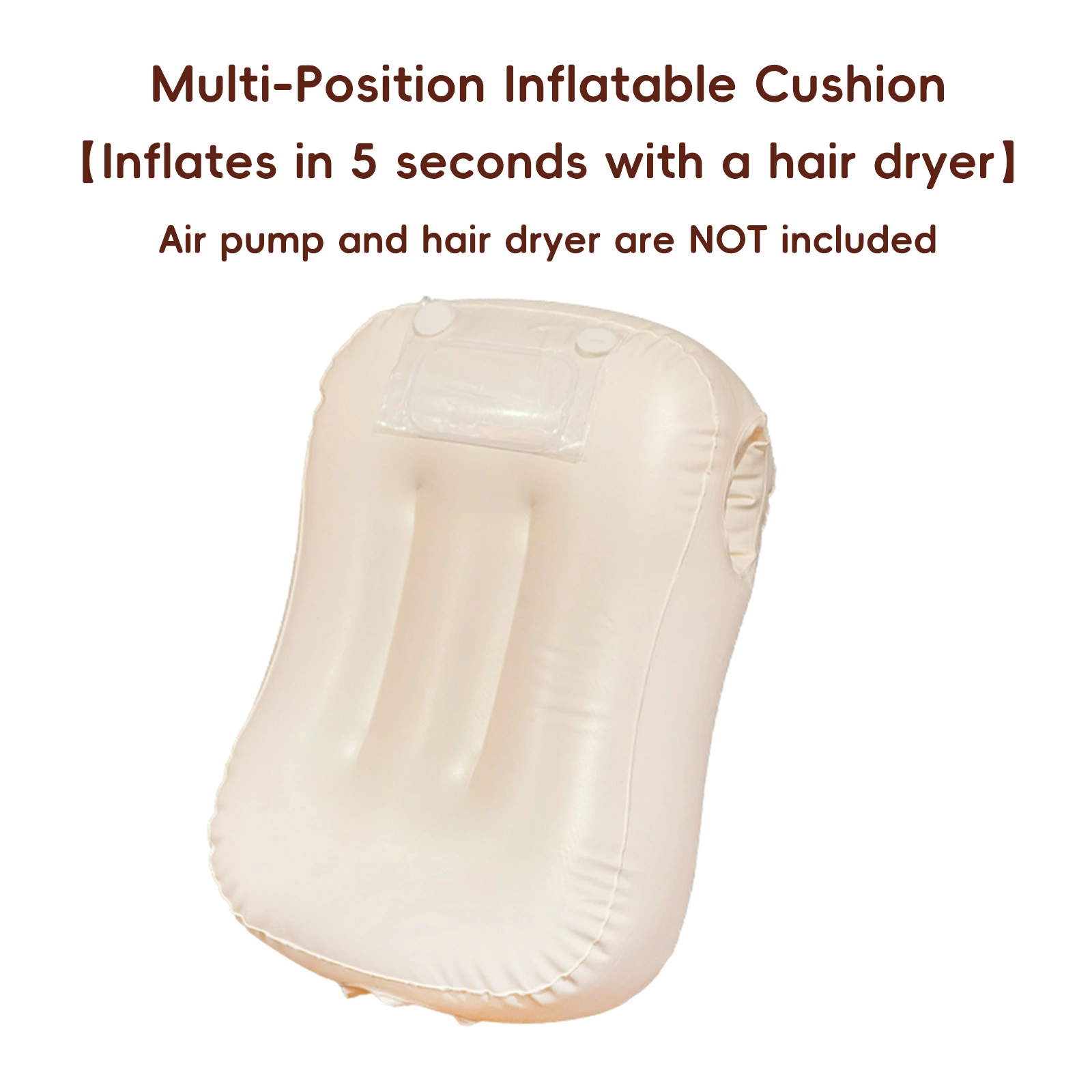 foldable male masturbator multi position air cushion device