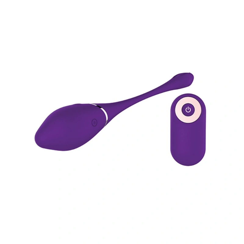 sublime ovum silicone egg vibrator waterproof 10 modes purple