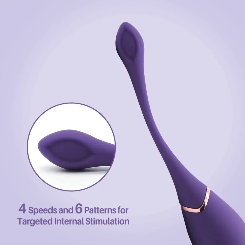 sublime ovum remote control silicone egg vibrator 10 modes purple
