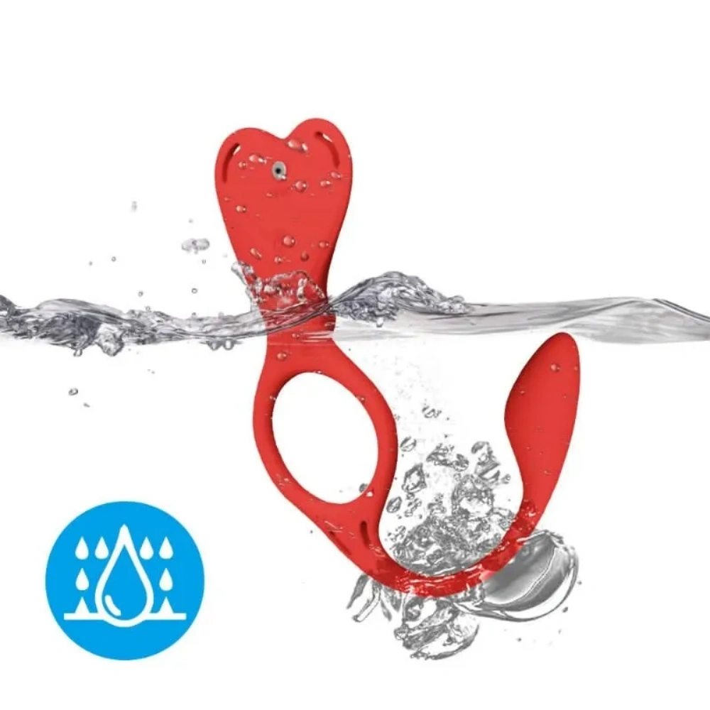 waterproof wearable couples vibrator with remote