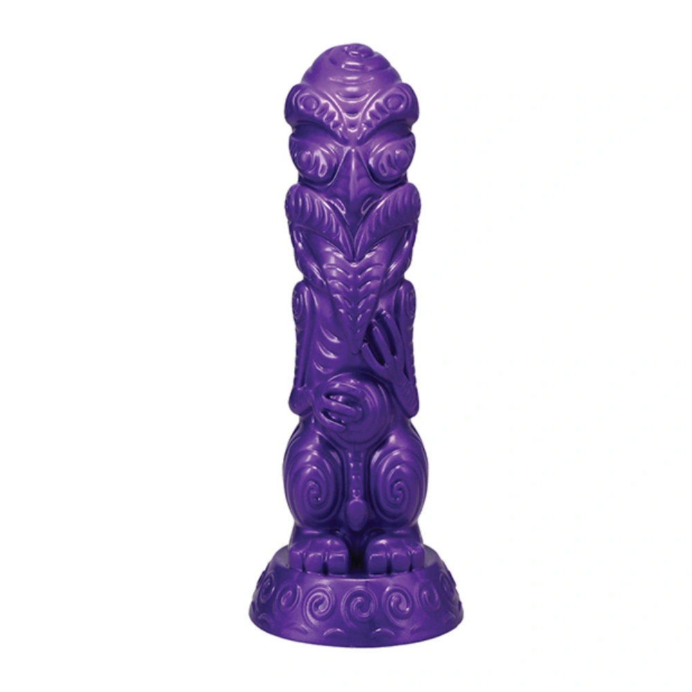 Polynesian Pleasures Pleasure Idols Themed Suction Cup Dildo 8 in Thick Dildo Silicone Penis