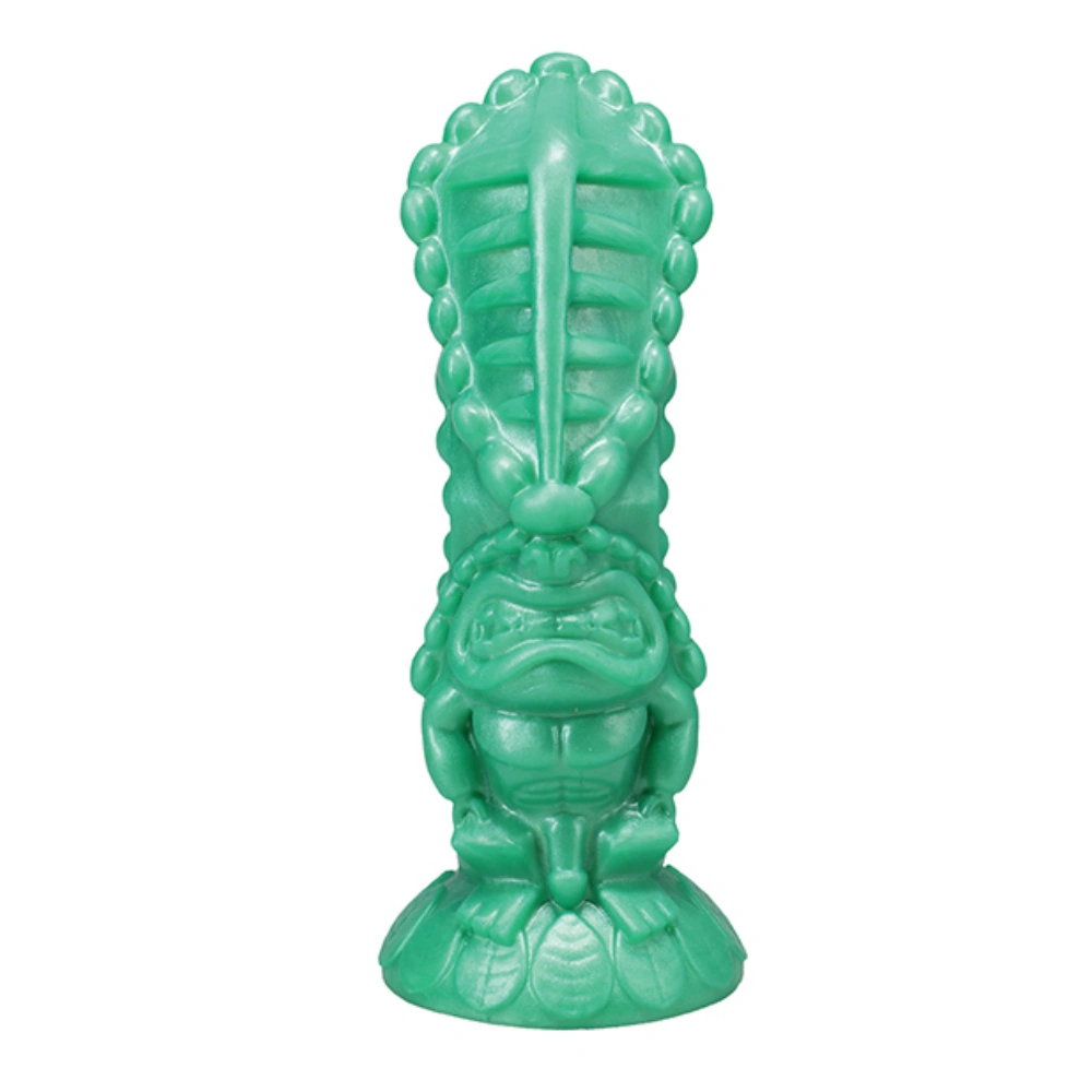 Doc Johnson Polynesian Pleasures Pleasure Idols Vibrating Dildo Thick Penis w/ Remote