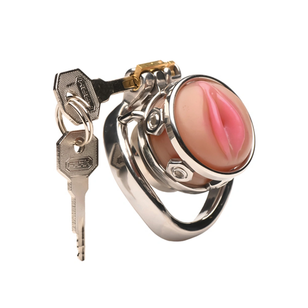master series pussy boy metal chastity cage safe material