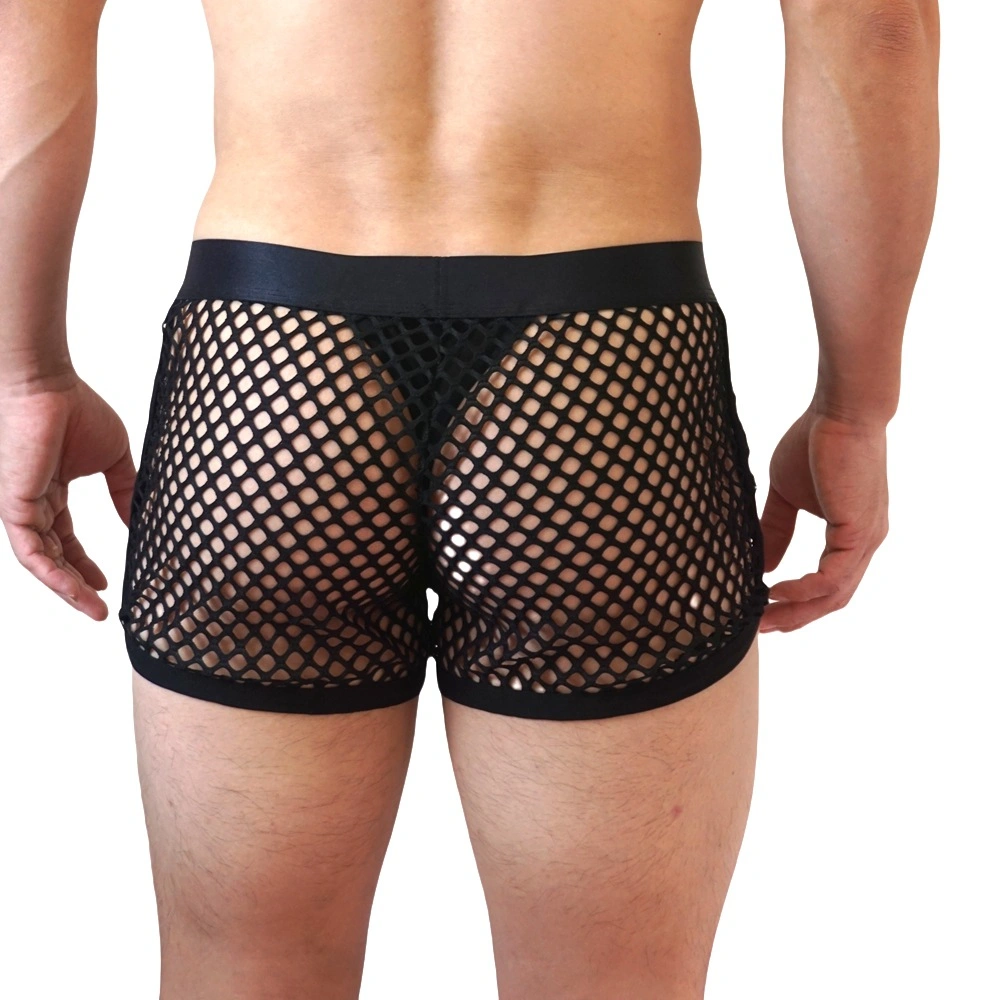 jockmail sexy mesh boxer briefs low-rise underwear sexy