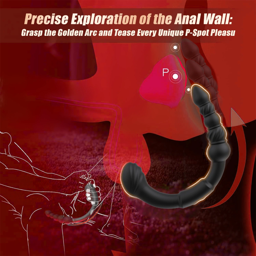 venusfun dual ended anal hook with 9 modes prostate massager