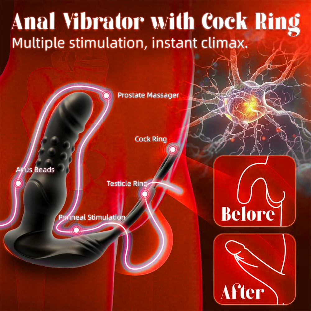 venusfun thrusting butt plug anal dildo for men