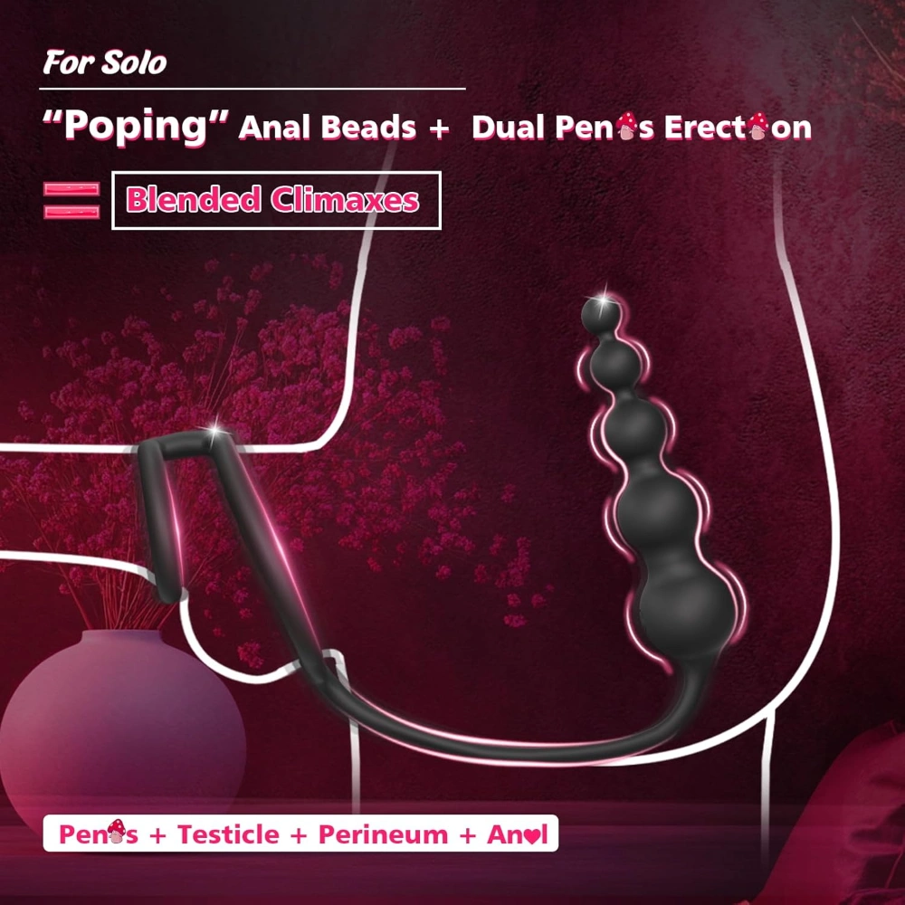venusfun vibrating anal beads remote control toy
