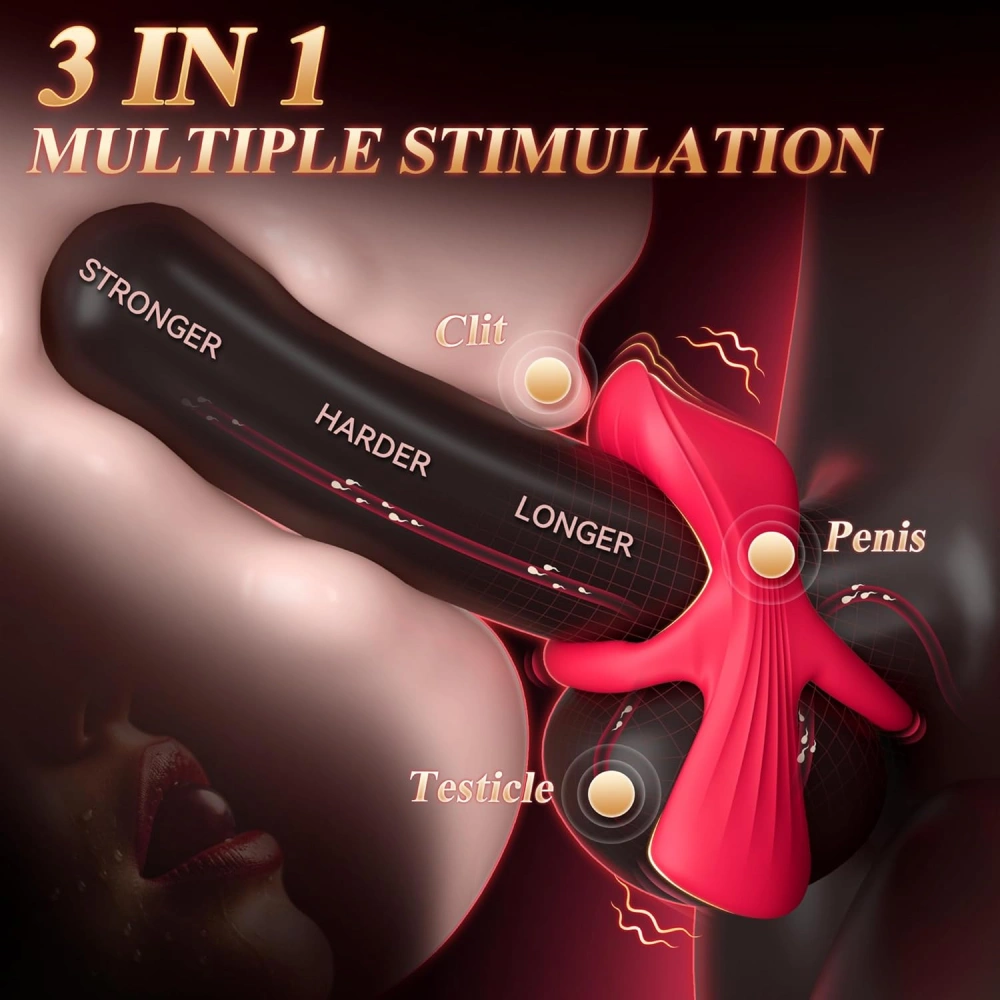 venusfun vibrating cock ring 3 motors cockring safe material