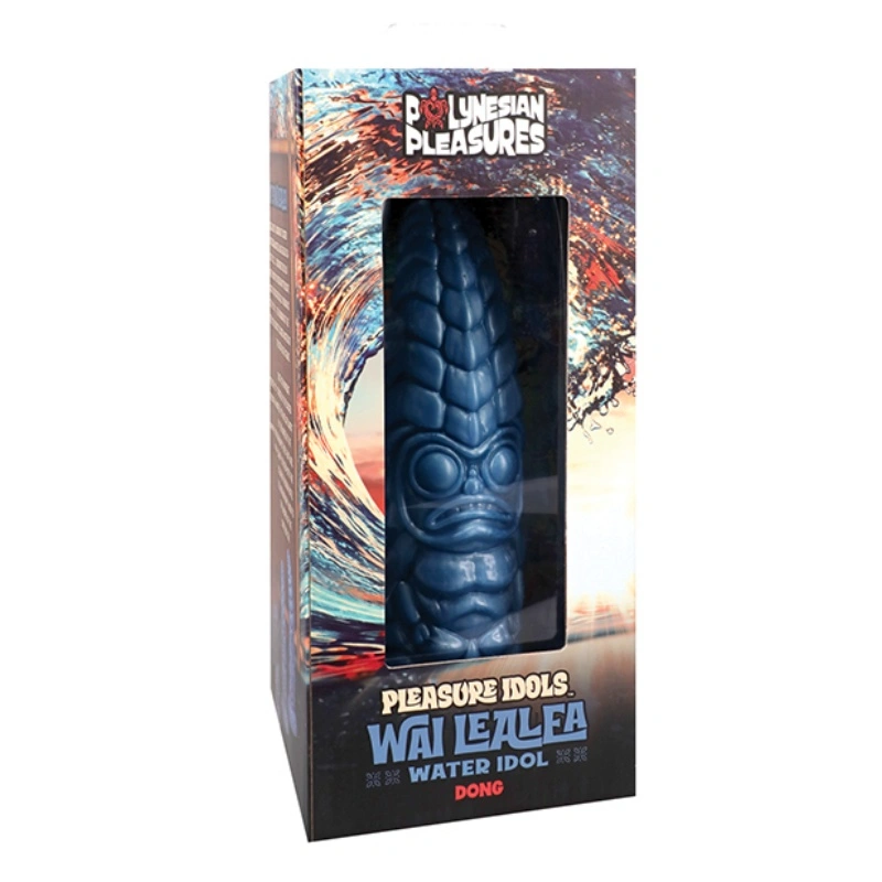 ocean blue silicone dildo wai lealea 8.25 inch