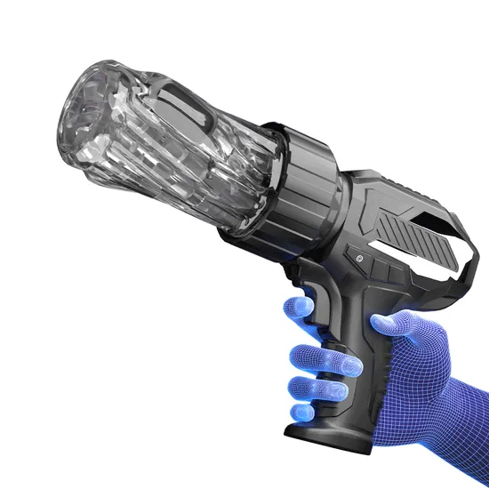 Venusfun Gun Shape Male Masturbator 5 in 1 Rotating Thrusting Licking Vibrating Stroker