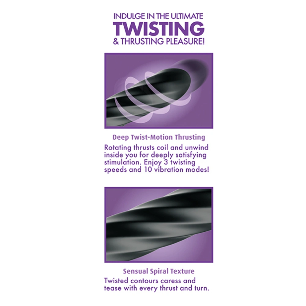 pipedream anal fantasy elite twist ecstasy safe material
