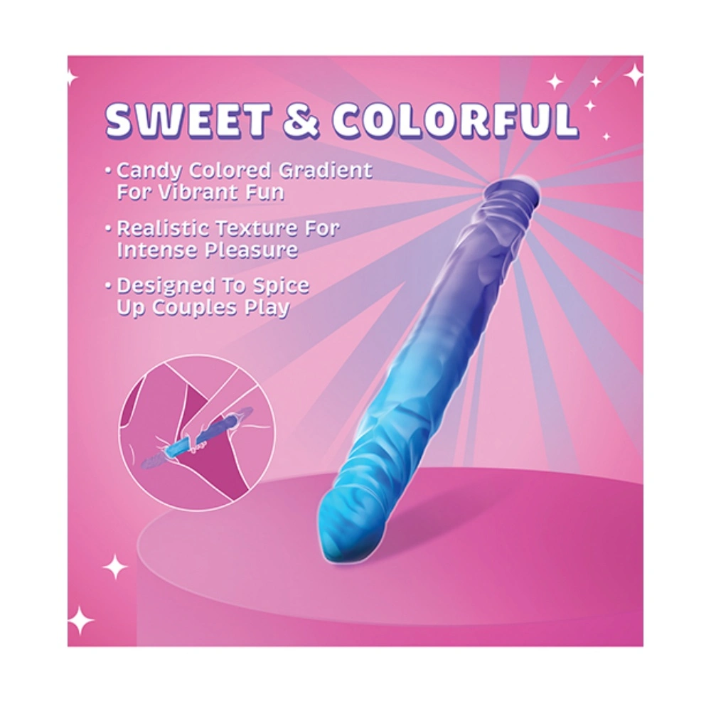 blush sugar stud flexible dildo for lesbian couples toy