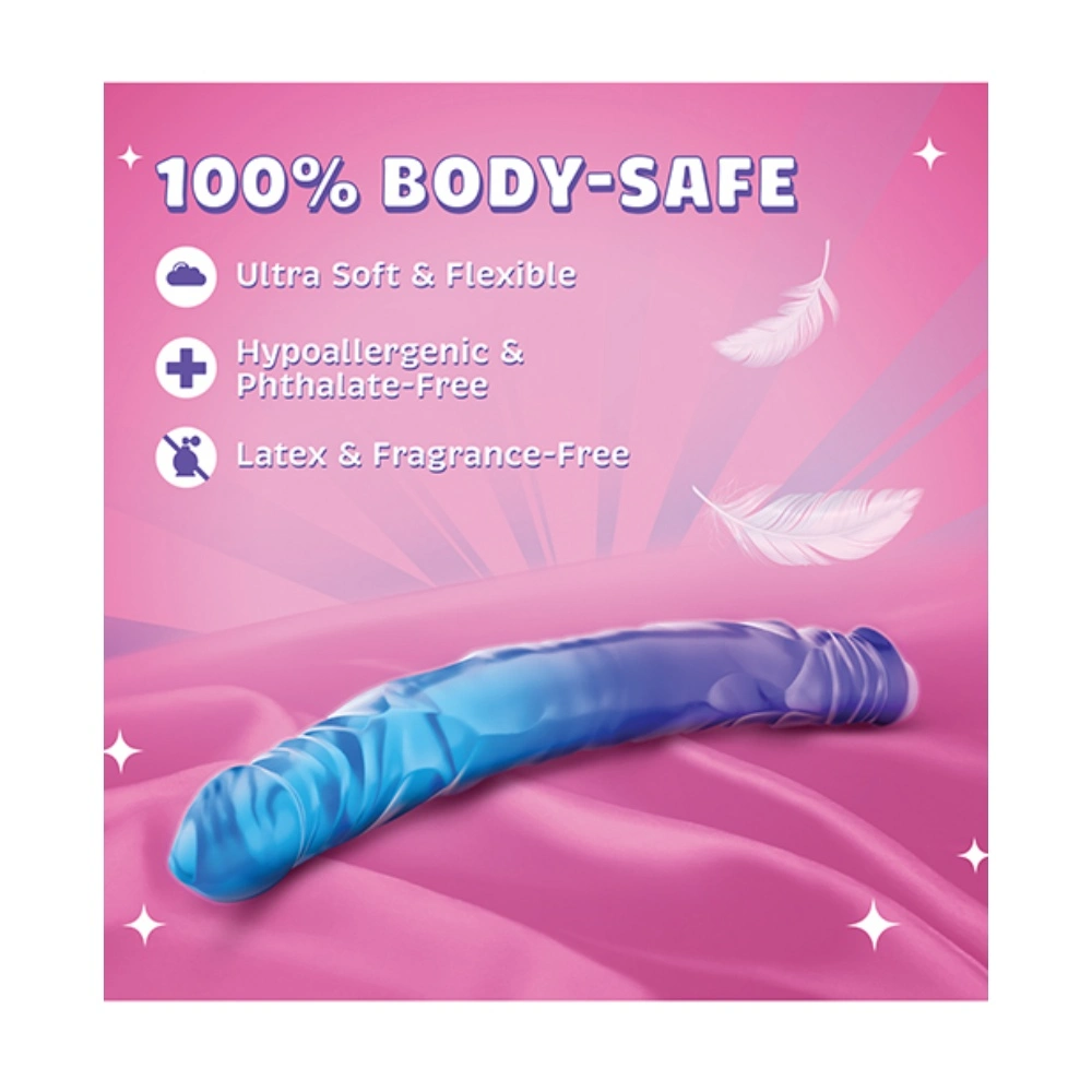 blush b yours double ended dildo ultra soft realistic feel