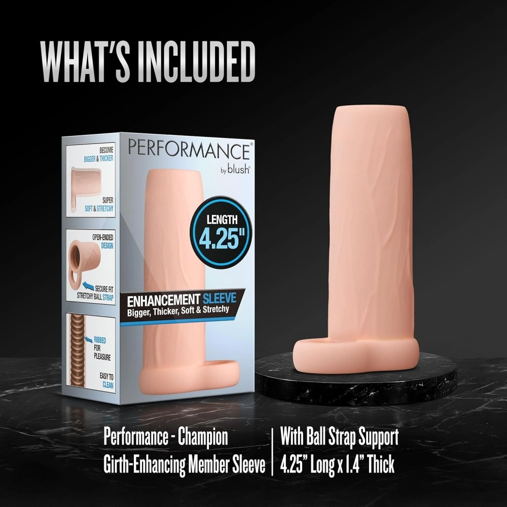 blush soft tpe penis sleeve