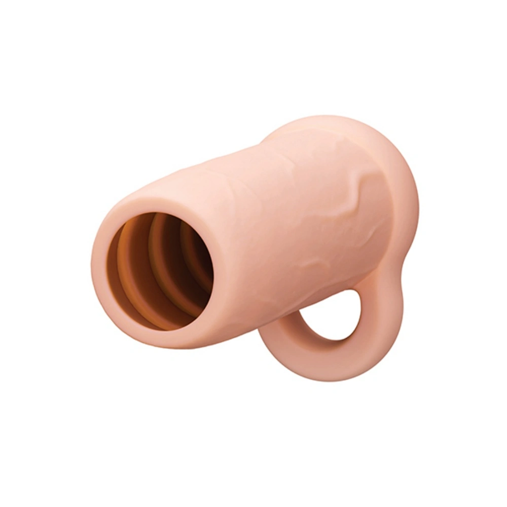 blush performance ribbed interior cock sleeve f