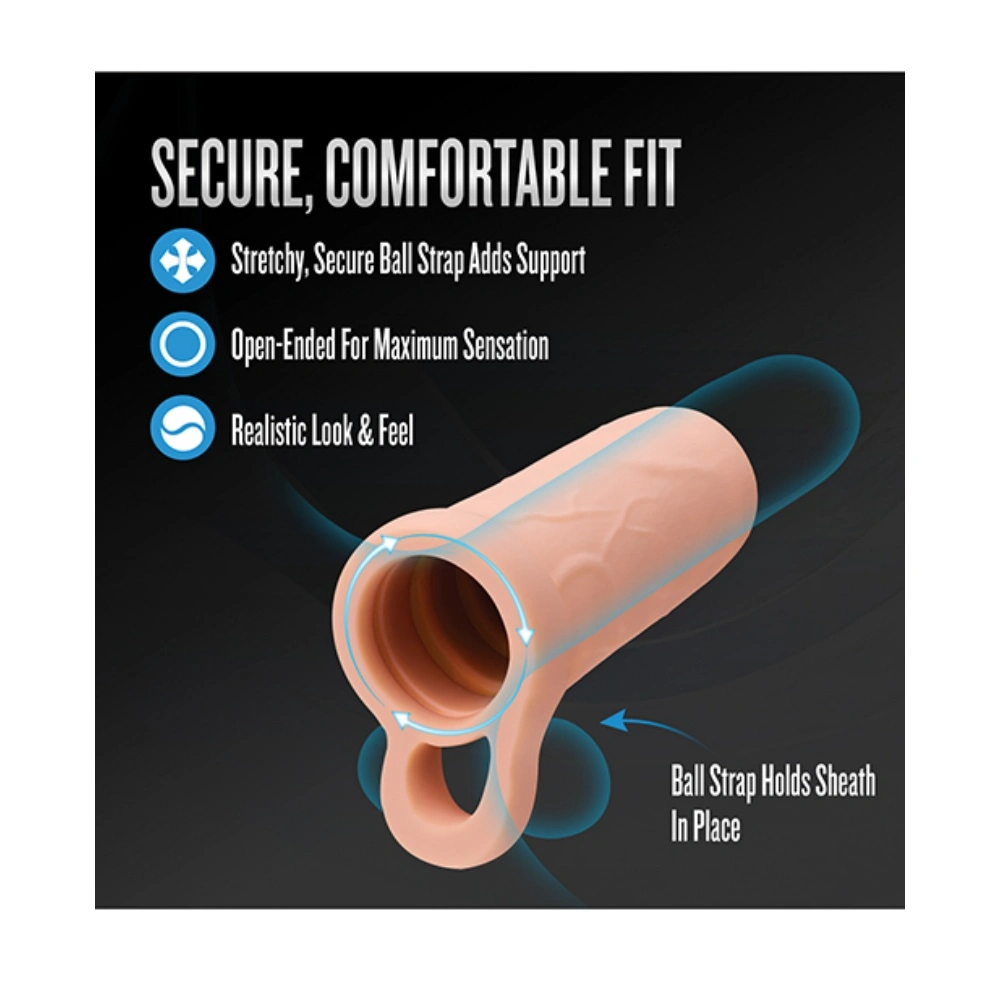 blush enhancement sleeve cock sleeve flexible tpe comfort fit design