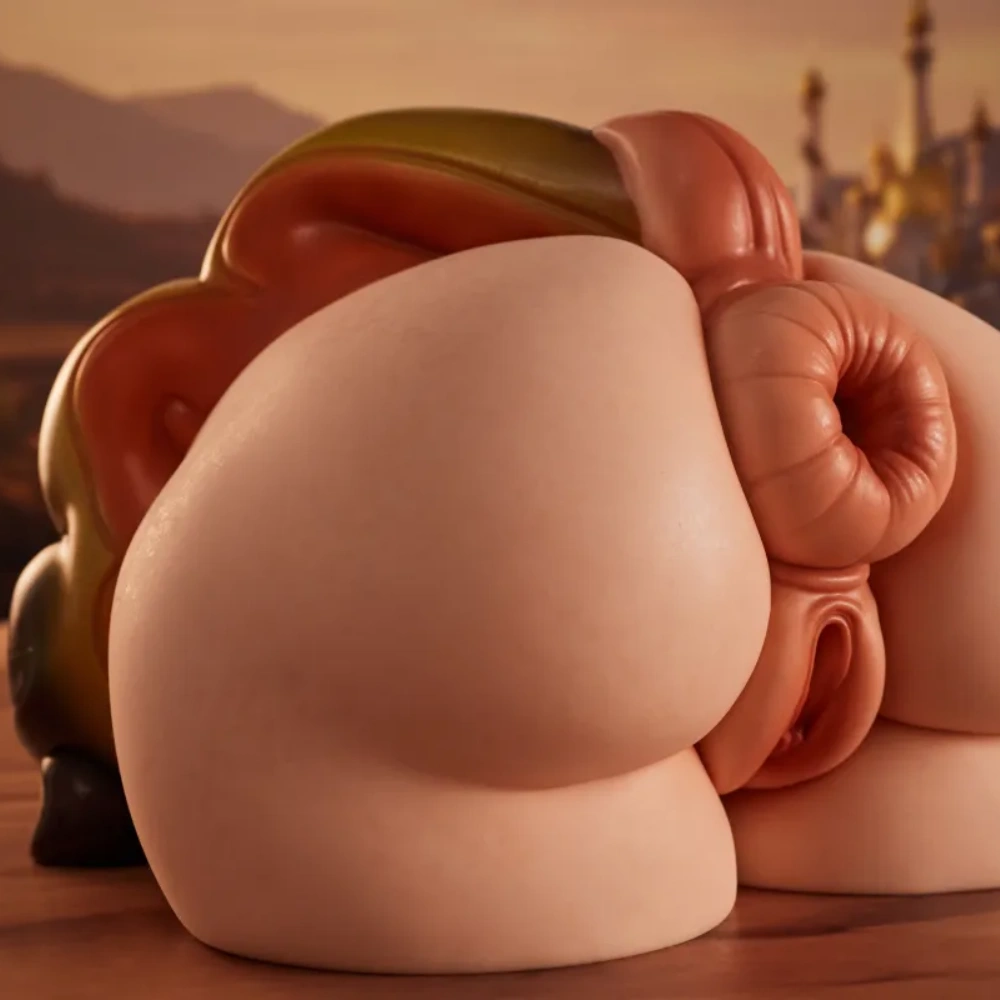 Climax PA-Peppy Butt Torso Fantasy Horse Tail Silicone Sex Doll Compact Stroker
